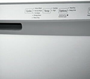 Frigidaire 24" Front Control Built-In Dishwasher, 55dba - Stainless Steel