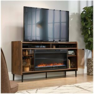 Sauder - Harvey Park Collection TV Cabinet for Most Flat-Panel TVs Up to 60" - Grand Walnut