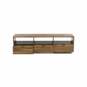 Sauder - Harvey Park Collection TV Cabinet for Most Flat-Panel TVs Up to 70" - Grand Walnut