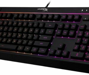 HyperX - Alloy Core Full-size Wired Gaming Membrane Keyboard with RGB Lighting - Black