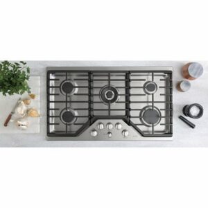 Café - 36" Gas Cooktop, Customizable - Stainless Steel