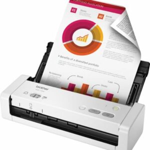 Brother - ADS-1200 Compact Duplex Desktop Document Scanner - White