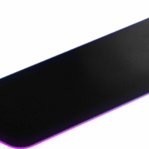 SteelSeries - QcK Prism Cloth Gaming Mouse Pad with 2-Zone RGB Illumination XL - Black