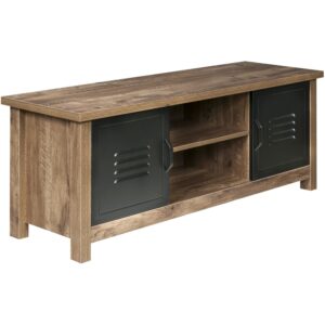 OneSpace - TV Cabinet for Most Flat-Panel TVs - Natural Oak