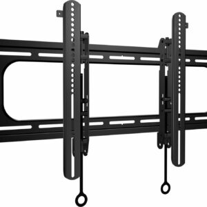 Sanus - Premium Series Fixed-Position  TV Wall Mount for Most TVs 65"-95" up to 180 lbs - Slim Profile Sits 1.6" From Wall - Black