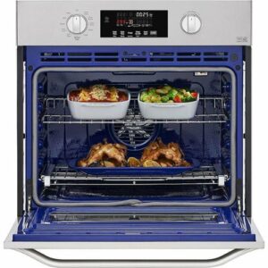 LG - STUDIO 30" Smart Built-In Single Electric Convection Wall Oven with EasyClean - Stainless Steel