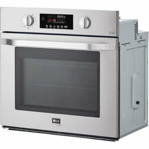 LG - STUDIO 30" Smart Built-In Single Electric Convection Wall Oven with EasyClean - Stainless Steel