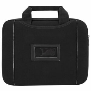 Targus - Slipskin Sleeve for 12" Laptop with Hideaway Handles - Black