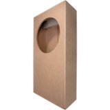 Sonance - LARGE ROUND ACOUSTIC ENCLOSURE - Visual Performance Enclosure for Select 8" In-Ceiling Speakers (Each) - Unfinished Wood