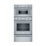 Thermador - Professional Series 30" Built-In Electric Convection Wall Oven with Built-In Microwave and Wifi - Stainless Steel