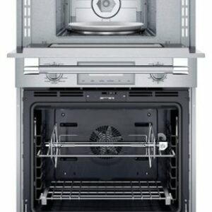 Thermador - Professional Series 30" Built-In Electric Convection Wall Oven with Built-In Microwave - Stainless Steel