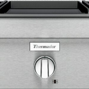 Thermador - Professional 36" Built-In Gas Cooktop with 4 Pedestal Star Burners and Griddle - Silver