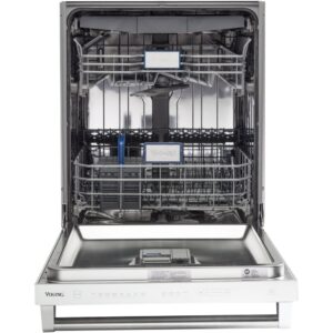 Viking - 24" Built-In Dishwasher with Stainless Steel Tub - Stainless Steel