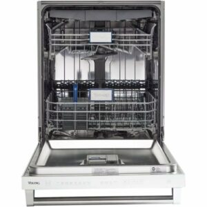 Viking - 24" Built-In Dishwasher with Stainless Steel Tub - Stainless Steel