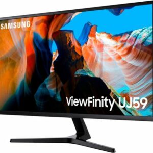 Samsung - 32” ViewFinity UJ590 UHD Monitor - Dark Gray/Blue