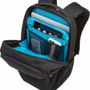 Thule - Accent Backpack 23L Bundle for 15.6" Laptop w/ Subterra PowerShuttle, 10" Tablet Sleeve, SafeZone, & Water Bottle Holder - Black