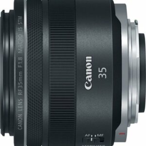 Canon - RF35mm F1.8 Macro IS STM Macro Lens for EOS R-Series Cameras - Black