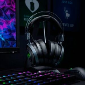 Razer - Nari Ultimate Wireless Gaming Headset for PC, PS5, and PS4 - Gunmetal