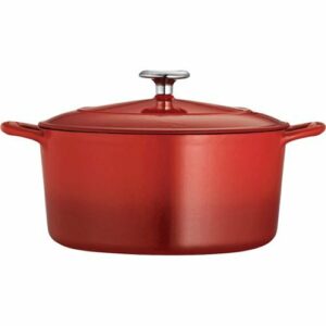 Tramontina - Gourmet Enameled Cast Iron 5.5-Quart Dutch Oven - Gradated Red