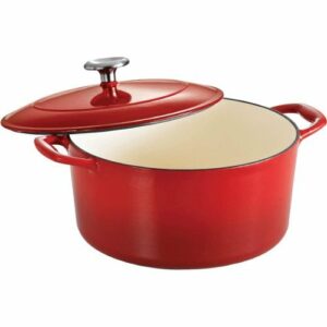 Tramontina - Gourmet Enameled Cast Iron 5.5-Quart Dutch Oven - Gradated Red