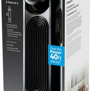 Honeywell - TurboForce Tower Fan - Black