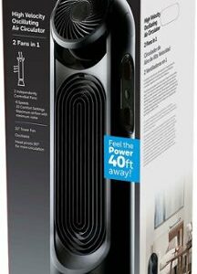 Honeywell - TurboForce Tower Fan - Black