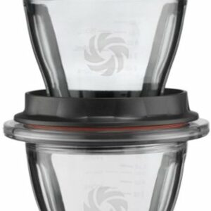 Blending Bowls Accessory for Vitamix Ascent Series Blenders - Black/Clear