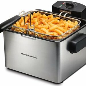 Hamilton Beach - 5.3 qt. Deep Fryer - Silver