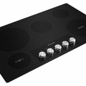 KitchenAid - 36" Built-In Electric Cooktop - Black