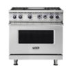 Viking - VGR Freestanding 7-Series Gas 36"W Range - Stainless Steel