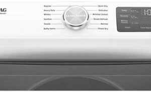 Maytag - 7.3 Cu. Ft. Stackable Electric Dryer with Steam and Extra Power Button - White