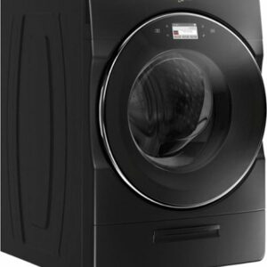 Whirlpool - 5.0 Cu. Ft. High Efficiency Stackable Smart Front Load Washer with Steam and Load & Go XL Dispenser - Black Shadow