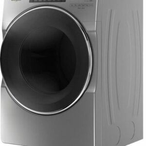 Whirlpool - 7.4 Cu. Ft. Stackable Electric Dryer with Steam and Wrinkle Shield Plus Option - Chrome Shadow