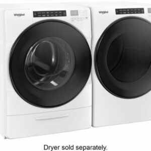 Whirlpool - 4.5 Cu. Ft. High Efficiency Stackable Front Load Washer with Steam and Load & Go XL Dispenser - White