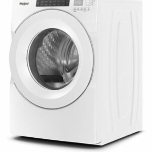 Whirlpool - 4.3 Cu. Ft. High Efficiency Stackable Front Load Washer with 35 Cycle Options - White