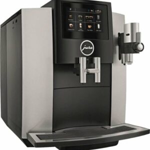 Jura - S8 Automatic Coffee Machine with One Touch Espresso and Cappuccino - Moonlight Silver