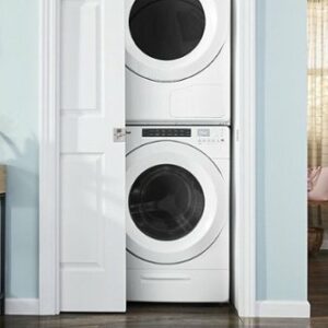 Whirlpool - 7.4 Cu. Ft. Stackable  Electric Dryer with  Wrinkle Shield Option - White