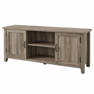 Walker Edison - Modern Farmhouse TV Stand for Most TVs Up to 64" - Gray Wash