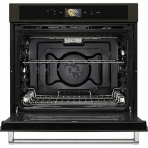 KitchenAid - Smart Oven+ 30" Built-In Single Electric Convection Wall Oven - Black Stainless Steel