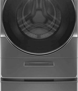 Whirlpool - 4.3 Cu. Ft. High Efficiency Stackable Front Load Washer with Load & Go XL Dispenser - Gray