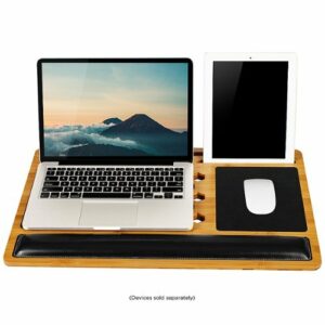 LapGear - Bamboo Pro Lap Board for 17.3" Laptop - Natural