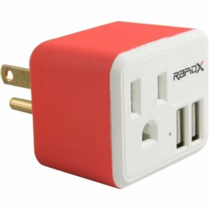 RapidX - PowX Wall USB Charger - Red