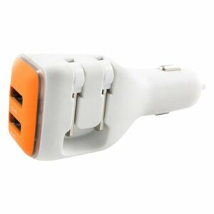 RapidX - DualX Vehicle/Wall USB Charger - Orange