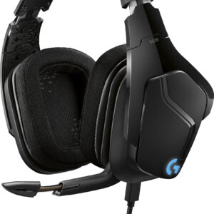 Logitech - G635 Wired Gaming Headset for PC - Black/Blue