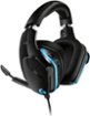 Logitech - G635 Wired Gaming Headset for PC - Black/Blue