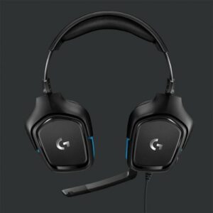 Logitech - G432 Wired Gaming Headset for PC - Black/Blue