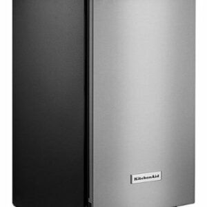 KitchenAid - 15" 22.8-Lb. Freestanding Icemaker - Stainless Steel