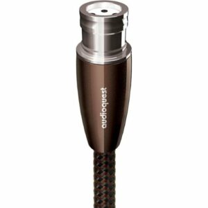 AudioQuest - Mackenzie 1.64' XLR Cable (2-Pack) - Black/Brown Braid