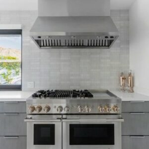 JennAir - Pro-Style 48" Externally Vented Range Hood - Lustre Stainless