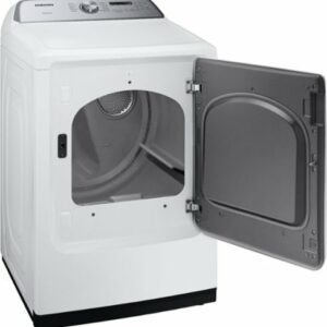 Samsung - 7.4 Cu. Ft. Electric Dryer with Sensor Dry - White